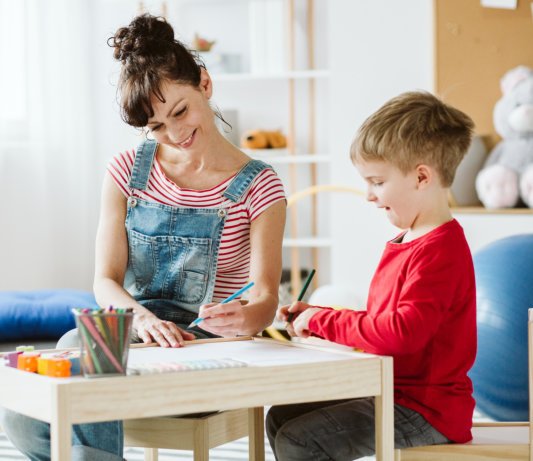  kid is learning skills that don't come naturally because of ADHD